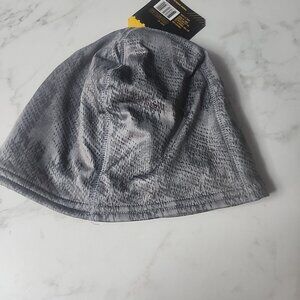 Firm Grip Beanie Hat Cap Mens Gray Camo Logo Performance Fleece